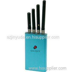 Mobile Phone Signal Jammer with 15m Effective Radius and Five Frequencies