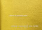 Furniture Yellow PVC Vinyl Fabric Synthetic Leather Breathability