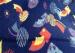 Interior Classic Car Upholstery Fabric Mars Printed 230GSM Customize