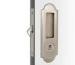 Residential Mortise Sliding Door Lock Satin Nickel For 35mm - 70mm Thickness Door