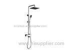 Waterproof Bathroom Shower Panels Faucet Chrome Cube Shower Head Wall Mount