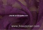 Plain Sheer Purple Light Curtain Fabric Voile Material Lightweight