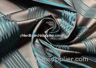 High End Upholstery Striped Jacquard Silk Fabric Blackout For Drapery
