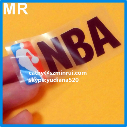 Custom order self adhesive transparent destructible security tamper evident sticker labels