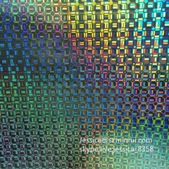 Factory Supply Holographic Breakable Vinyl Label Hologram Destructible Vinyl Label Stickers Eggshell Paper Material