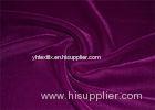 Purple 100% Polyester Micro Velvet Fabric Blackout Plain Woven