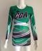 Green hot top all star cheerleading long top and skirts cheerleading uniform cheerleader sexy costumes