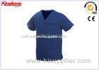 Unisex S - XXXL V neck Clinic / Hospital Uniforms Top And Pants