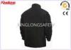 Grey Dustproof Anti Wrinkle Workwear Corporate Clothing With Resin Zipper