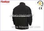 Grey Dustproof Anti Wrinkle Workwear Corporate Clothing With Resin Zipper