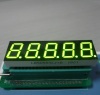 Super bright green common cathode 0.56&quot; 5 digit 7 segment led display for process control