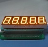 Super bright amber 0.56&quot; 5 digit 7 segment led display common cathode for temperature humidity indicator