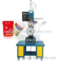 Automatic Heat Transfer Printing Machine For Big Size Plastic Buckets Or Pails