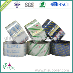 Water Based Glue Adhesive BOPP Crystal Clear Packing Tape