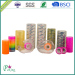 12 Rolls Shrink Office BOPP Stationery Tape with Colored Label