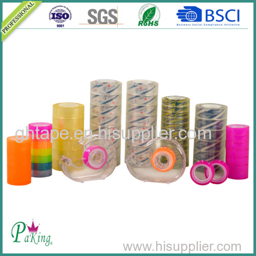 Strong Strength BOPP Color Adhesive School Tape with Good Stickiness