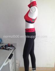 OEM printing your design yoga sports bra and yoga pants sexy gym sports buildling wear