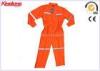 Polyester / Cotton S-5XL High Visibility Overalls With Reflective Tape