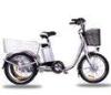 Aluminum Alloy Frame Adult Size Tricycle 250W Electric Powered Tricycle