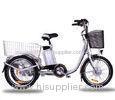 Aluminum Alloy Frame Adult Size Tricycle 250W Electric Powered Tricycle