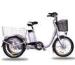 Aluminum Alloy Frame Adult Size Tricycle 250W Electric Powered Tricycle
