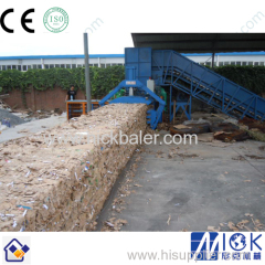 Plastic films used baling press waste compactor