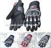 Microfiber Leather Motorcycle Riding Gloves Grey Insulated Motorcycle Gloves