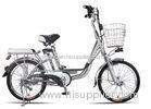 20 Inches Battery Powered Bicycles Sliver Commuter Electric Bike 48V8Ah