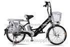 14" Electric Road Bicycle 250W Battery Powered Bikes With Rear Steel Rack