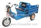 580W 48V / 32Ah Adult Electric Tricycles Blue Electric Cargo Tricycle Easily Loading