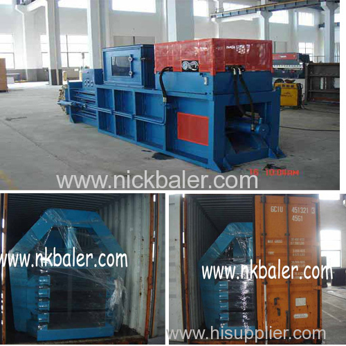 using artificial feeding Waste paper bales press banding machine