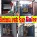 opened baler with semi-automatic strapping machine