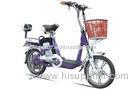 38V Li Battery 2 Wheel Adult Electric Bike Purple Electric Road Bicycle