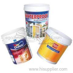 Paint Pail In Mould Label