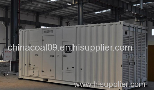 generator set with refrigerated container plug socket