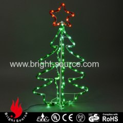 Outdoor Led rope lights with 3D figure