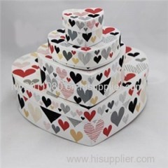 Heart Shaped Paper Box Set