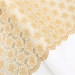 Unique design african yellow cord lace fabrics high quality with stones for nigerian wedding dress