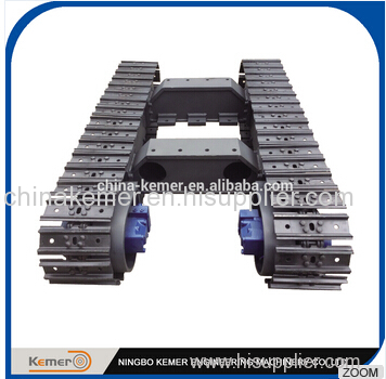 2 ton steel undercarriage/ crawler chassis