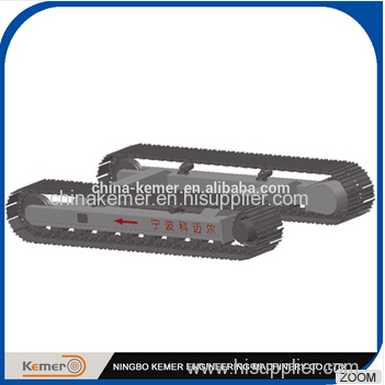 12 ton steel tracked undercarriage / crawler chassis