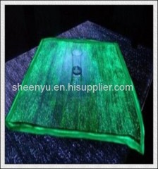 Glowing fabric material for fashion clothes