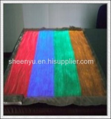 Glowing fabric material for fashion clothes