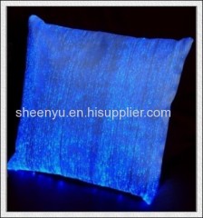 Glowing pillow in night