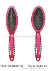 Metal Handle Plastic Professional Hair Brush