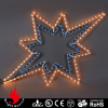 Star figure LED rope lights for decoration