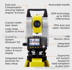 Professional Windows CE System Total Station