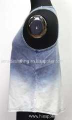 DIP DYED KNIT VEST (LADIES)