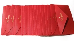 Red packet or envelope packaging gift box printing