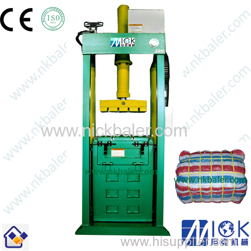 Textile Cloth Rag Hydraulic Press withTextile Cloth Packer Machine