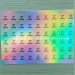 China best manufacturer of self-adhesive destructible label Hotsale glossy hologram material warranty screw label